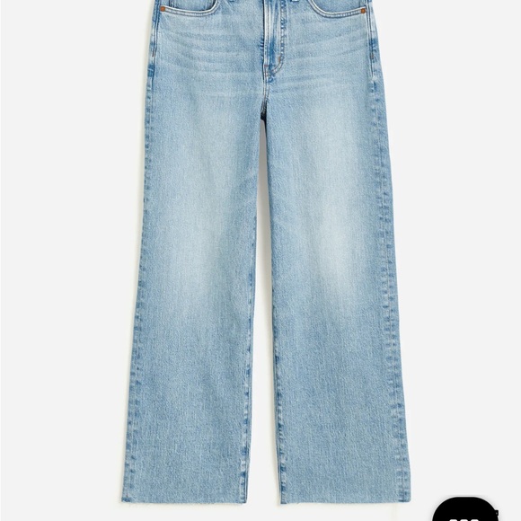 Madewell: The Curvy Perfect Vintage Wide-Leg Crop Jean - Picture 4 of 11